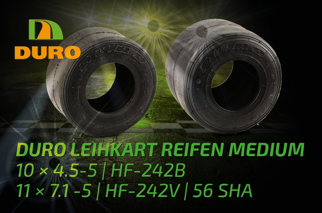 DURO Kart Reifen hart SL 65 ohne Felge HF-242 tyres pas disponsible 